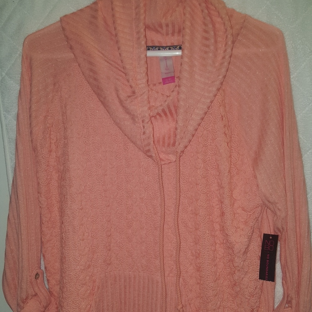 Coral long sleeve shirt
